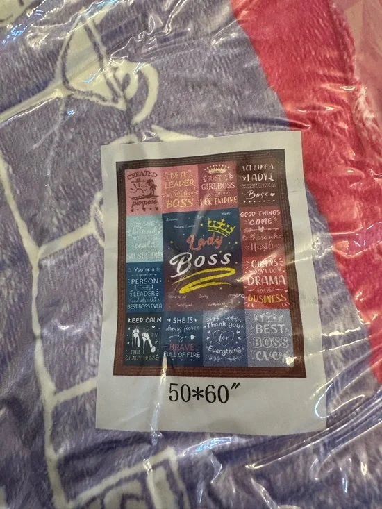 Boss Lady Throw Blanket - Picture 4 of 5